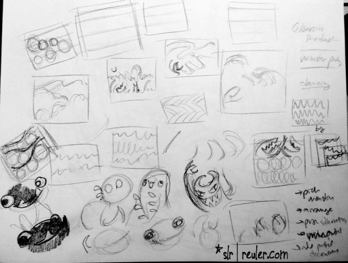 monsterparty_sketches2