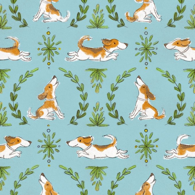 beagle_pattern_blue_and_green